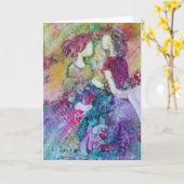 "Meilleure carte de voeux des amis (Fleur jaune)