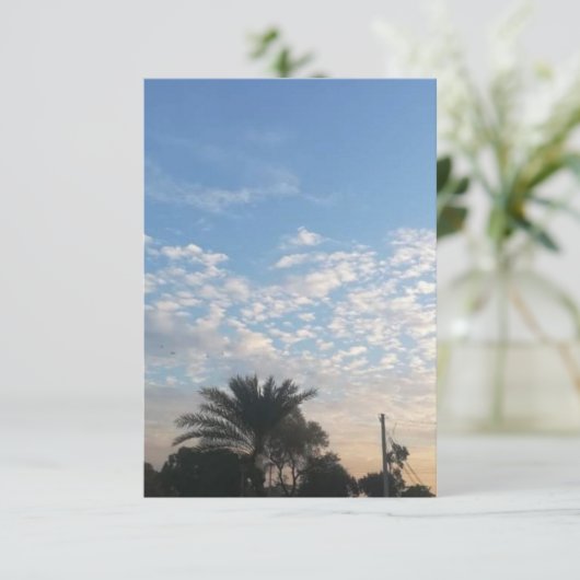 Meilleure carte de voeux plat 3,5 pouces x 5 pouce (Debout devant)