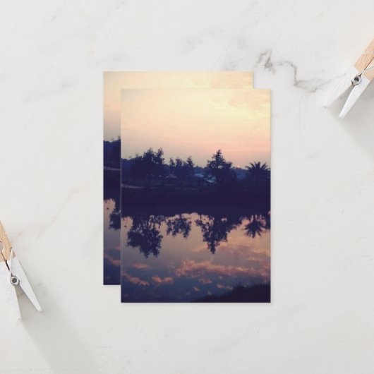 Meilleure carte de voeux plat 3,5 pouces x 5 pouce (Devant/Arrière en situation)