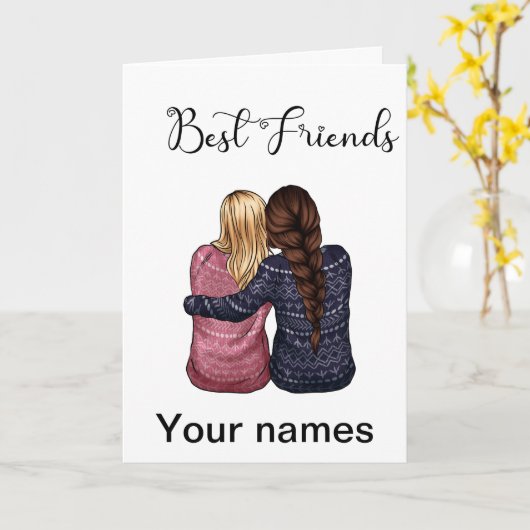 Meilleure carte des amis (Fleur jaune)