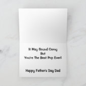 Meilleure Carte Fête des pères Pop Ever Avec Popco (Intérieur)