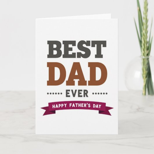 Meilleure Carte Graphique Papa Jamais (Devant)