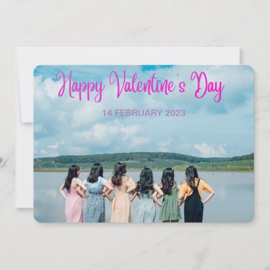 Meilleure carte Heureuse Sainte-Valentin (Devant)