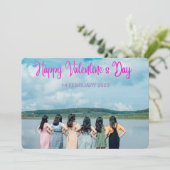 Meilleure carte Heureuse Sainte-Valentin (Debout devant)