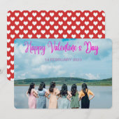 Meilleure carte Heureuse Sainte-Valentin (Devant / Derrière)