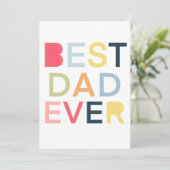 Meilleure carte Papa Ever pour Fête des pères et A (Debout devant)