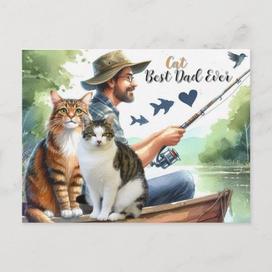Meilleure carte postale de vacances de pêche pour (Devant)