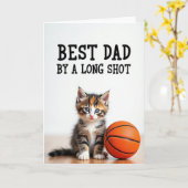 Meilleure Carte pour Papa Chat (Fleur jaune)