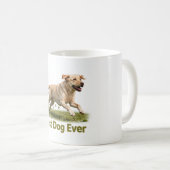 Meilleure Chienne Labrador Mug Café (Devant droit)
