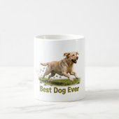 Meilleure Chienne Labrador Mug Café (Centre)