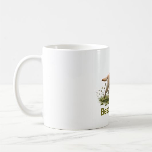 Meilleure Chienne Labrador Mug Café (Gauche)
