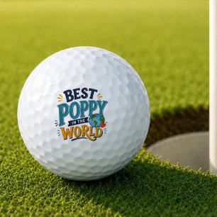 Meilleure Coquelicot au Monde Balle de Golf