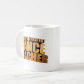 Meilleure Danse Enseignante Mug café du monde (Devant gauche)