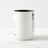 Meilleure définition d'équipe Tasse personnalisée (Centre)