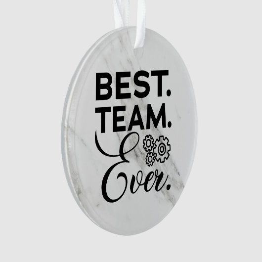 Meilleure équipe jamais, Cadeaux d'appréciation po (devant)