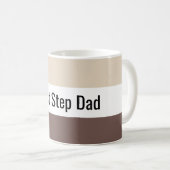 Meilleure étape personnalisée Papa Mug (Devant droit)