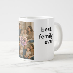 Meilleure famille Jamais Photo Mug de l'autre côté