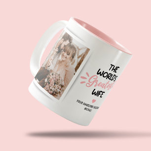 Meilleure Femme 2 Photo Mug à café à deux tons