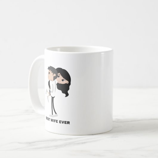 meilleure femme jamais café Mug (Devant gauche)