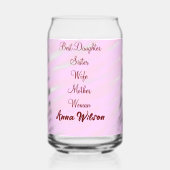 Meilleure femme mère épouse fille ajouter nom text (Verso)