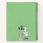 Meilleure femme pâtissière décorant Carnet gâteau (Dos)