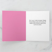 Meilleure femme pâtissière Décoration carte gâteau (Intérieur)