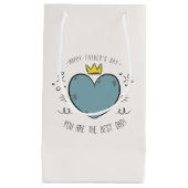 Meilleure Fête des pères papa heureux | Sac cadeau (Devant)