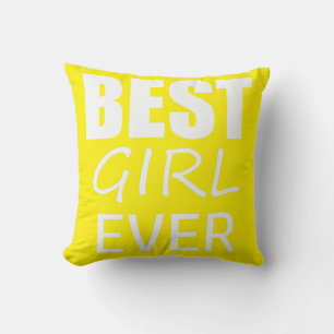 Meilleure Fille Funky Jamais Coussin Jeu Oreiller