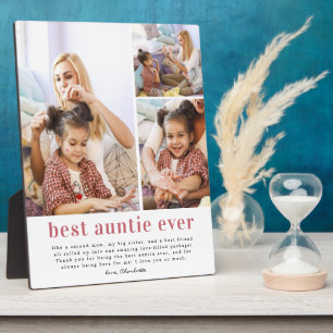 Meilleure fille jamais Plaque de collage photo m