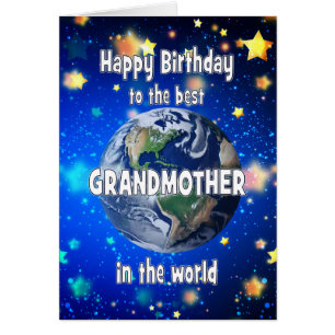 Meilleure Grand-Mère Au Monde Anniversaire