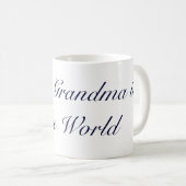Meilleure grand-mère avec Mug Oublié-moi-ne-pas (Devant droit)