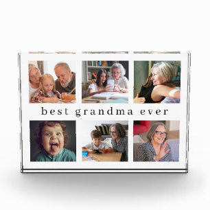 Meilleure grand-mère Bloc photo Collage moderne