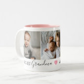 "Meilleure grand-mère/grand-père" Photo Café Mug D (Devant gauche)