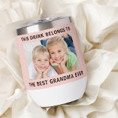 Meilleure Grand-mère jamais photo rose