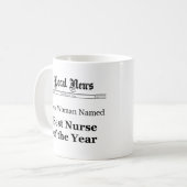 Meilleure infirmière de l'année Mug (Devant gauche)