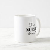 Meilleure infirmière jamais tasse (Devant droit)
