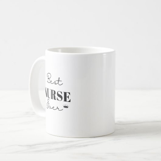 Meilleure infirmière jamais tasse (Devant gauche)