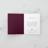 Meilleure journée jamais Mariage de prun Merci pho (Intérieur)