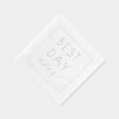 Meilleure journée optimiste gris minimaliste (Droite)