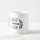 Meilleure Mama Jamais Personnalisé Café Mug (Devant gauche)