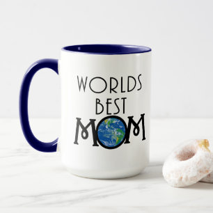 Meilleure maman 15oz Mug à café à deux tons