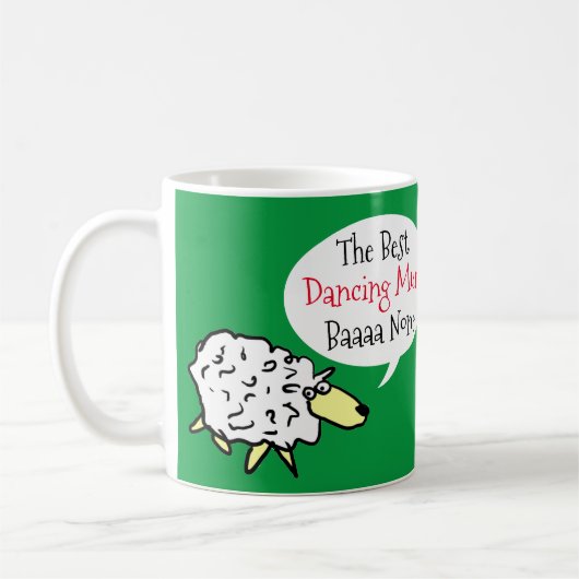 Meilleure maman à Dancing. Mug amusant pour maman (Gauche)
