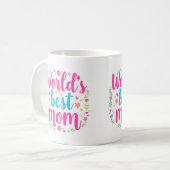 Meilleure maman au monde 15 Oz café Mug (Devant gauche)