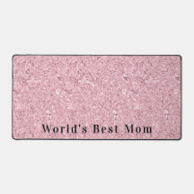 Meilleure Maman au Monde Pierre de Couleur Rose Mo