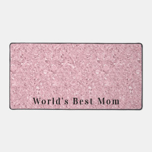 Meilleure Maman au Monde Pierre de Couleur Rose Mo