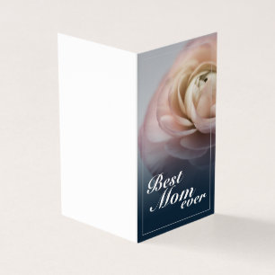 Meilleure Maman avec Grande Rose Rose