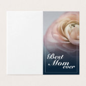 Meilleure Maman avec Grande Rose Rose (Outside Unfolded)