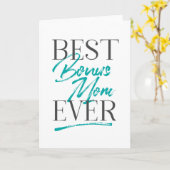 Meilleure Maman Bonus Jamais Carte de Belle-Mère (Fleur jaune)