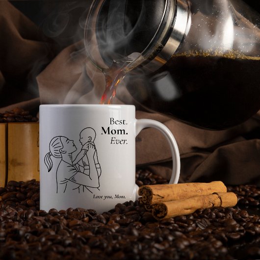 Meilleure Maman - Cadeau de tasse florale