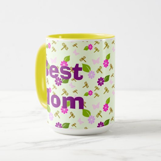 Meilleure maman café Mug (Devant gauche)